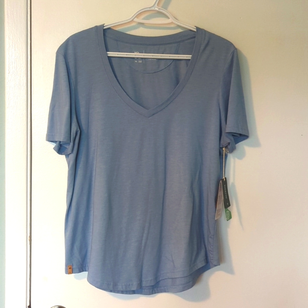NEW tentree vneck treeblend t-shirt xl